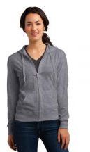 District Women's Fitted Jersey Full-Zip Hoodie Sweatshirt